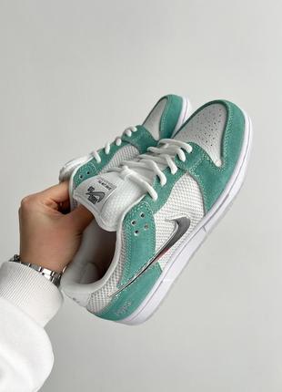 April skateboards x dunk low sb 'turbo green' nike9 фото