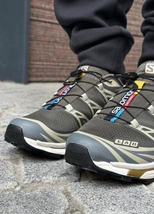 Salomon xt-6 beluga dull gold3 фото