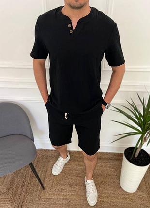 Костюм из льна