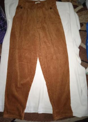 Джинсы мом вельвет