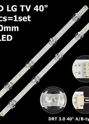 Підсвітка lg innotek drt 3.0 40" a/b type rev1.2 140818 type a+b 8шт.