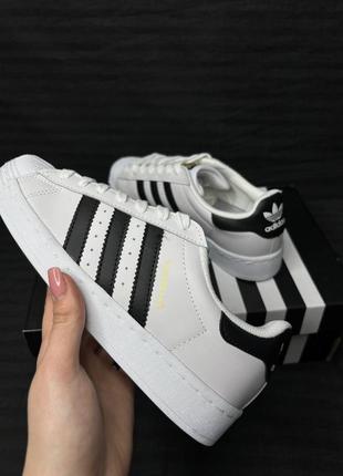 🔥adidas superstar white чоловічі кросівки🔥6 фото