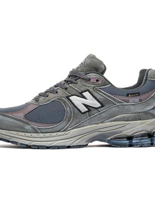 Кросівки new balance 2002r gore-tex dark grey beige1 фото