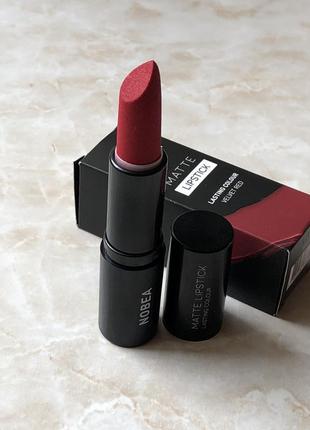 Nobea day to day matte lipstick матовая красная помада