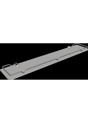 Полиця скляна з обмежувачем (50 см) adex classic, 050/50c