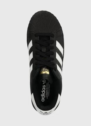 Adidas superstar black4 фото