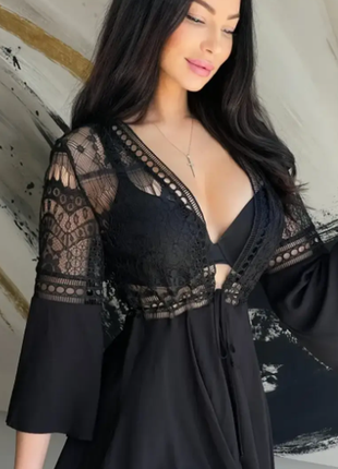 Пляжная ажурная  туника zfive 2 цвета 032шд