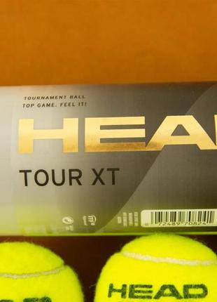 М'ячі, для великого, тенісу, head, tour, xt, 4шт2 фото