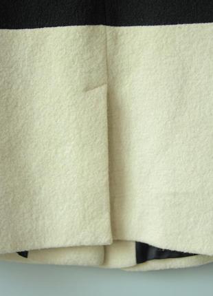 Armani jeans вовняне жіноче пальто чорне чорно біле армані max mara zara 40 l prada7 фото