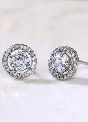 Сережки-гвоздики елізабет