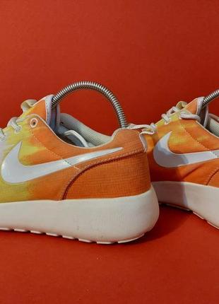 Кросівки для бігу nike roshe run haki orange 39 р. 24.5 см7 фото