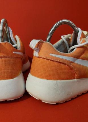 Кросівки для бігу nike roshe run haki orange 39 р. 24.5 см4 фото