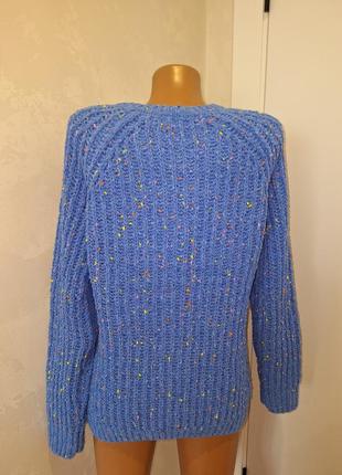 Мягкий вязаний светр на гудзиках5 фото