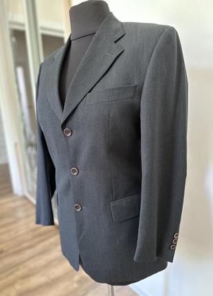 Мужской пиджак от hugo boss и woolmarket 100% натуральная шерсть