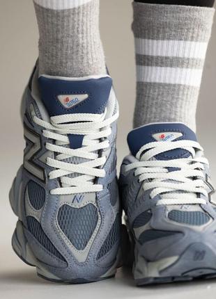 Новинка !!!! крутезні кросівки new balance 9060 arctic grey1 фото