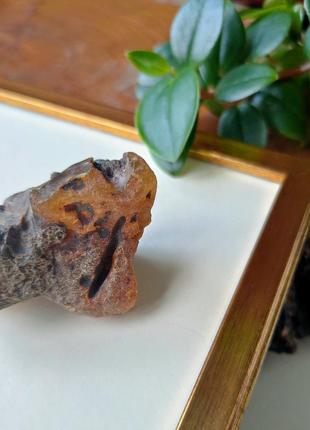 Камінь натуральний бурштин  56*34*22 мм . україна.1 фото
