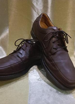 Шкіряні туфлі clarks2 фото