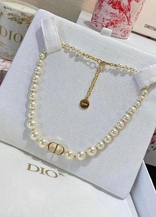 Шикарный чокер в стиле christian dior