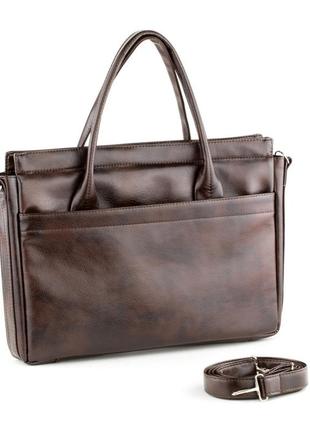 Сумка для ноутбука и документов коричневый титан_склад_з