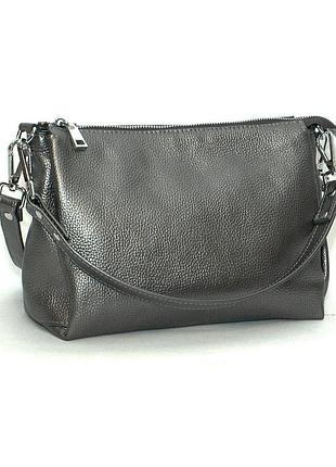 Шкіряна сумка модель 36 нікель флотар