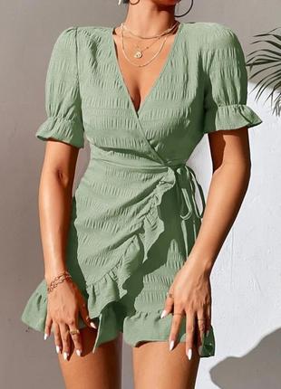 Літня сукня на запах shein m-l 46-48