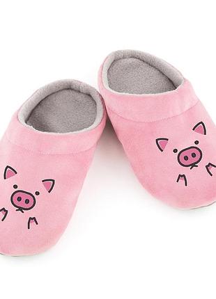 Домашние тапочки шлепки поросёнок багира