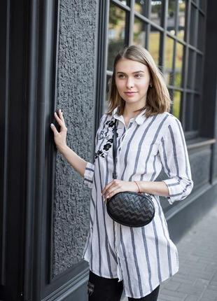 Сумка на пояс чорний титан_склад3 фото