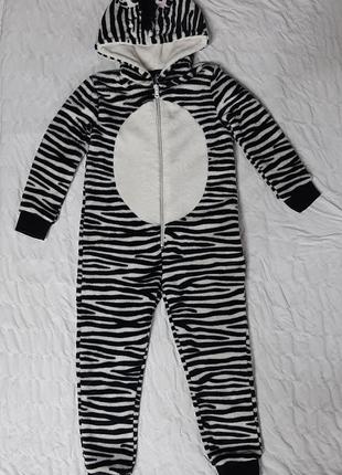 Карнавальный новогодний костюм зебра