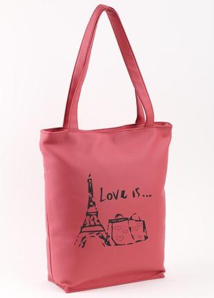 Сумка стандарт флай «love is paris»