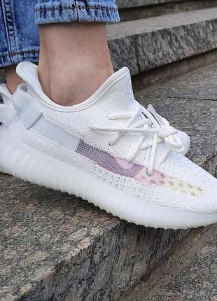 Жіночі текстильні кросівки adidas yeezy boost 350