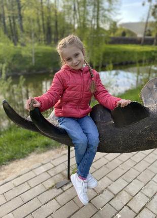 Куртка весняна / осіння на дівчинку 6-7 років