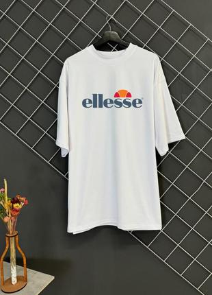 Футболка оверсайз ellesse біла2 фото