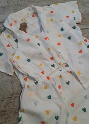 Женский пижамный комплект тройка