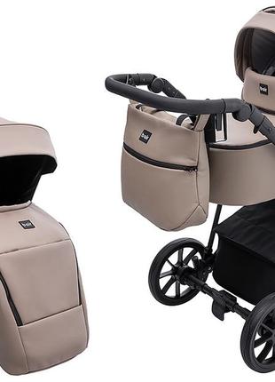 Коляска 2 в 1 bair vega eco ve-04 капучино