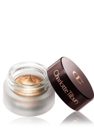 Кремовые тени charlotte tilbury cream eyeshadow - amber gold 7 мл оригинал2 фото