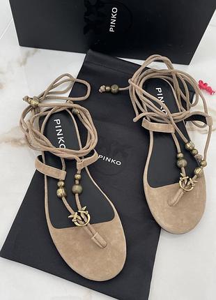 Замшеві сандалі pinko , оригінал