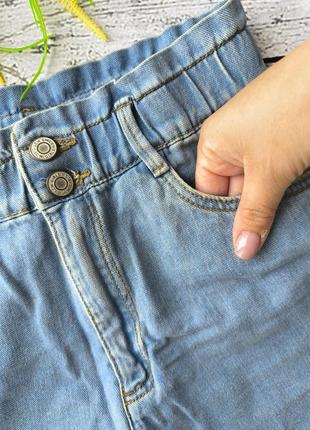 Джинсові шорти висока посадка 2