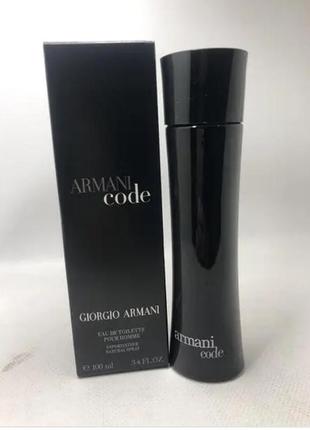 Чоловічі парфуми giorgio armani embroidered (джорджіо армані код) 100 мл