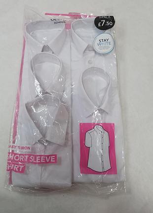 Однотонная рубашка george однотонная рубашка короткий рукав рубашка 98 тенниска george 110 блуза блузка рубашка