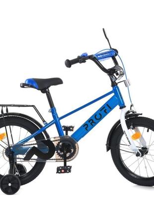 Велосипед дитячий profi brave mb-16022-1 16 дюймів синій