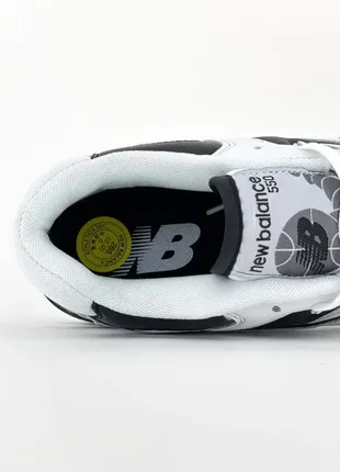 Женские кроссовки new balance 550 sea salt black9 фото