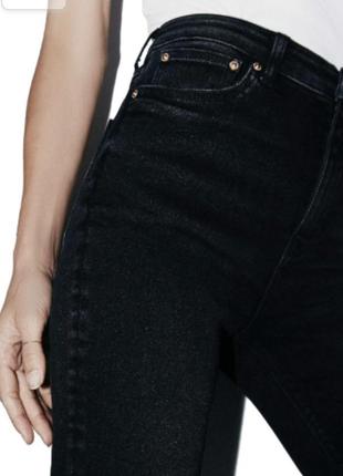 Джинси zara zw 80s skinny high-waist jeans xs3 фото
