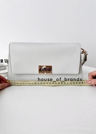 Женская брендовая кожаная сумочка furla zoe shoulder bag сумка кроссбоди crossbody оригинал кожа фурла на подарок жене подарок девушке9 фото