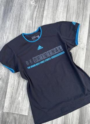 Футболка черная adidas original2 фото