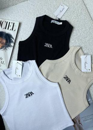 Майка топ zara ♥️ с вышивкой зара, love, ami