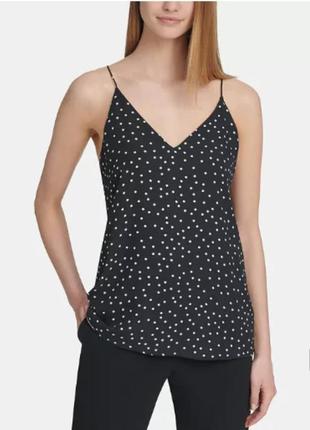 Майка-топ в горошок l-xl