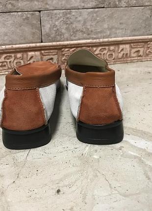 М'які комфортні мокасини 👞 туфлі з натуральної шкіри5 фото