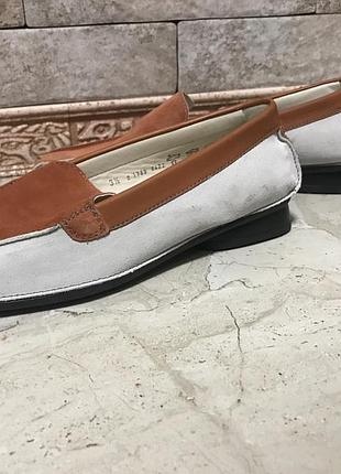 М'які комфортні мокасини 👞 туфлі з натуральної шкіри7 фото