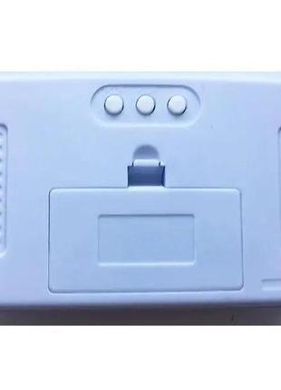 Часы будильник говорящие часы kenko kk-9905 tr для плохо слышащих голубой