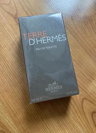 Чоловічий аромат hermes terre d hermes edt 100 ml.
